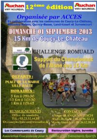 15km de Coucy le Château. Le dimanche 1er septembre 2013 à Coucy le Château Auffrique. Aisne. 